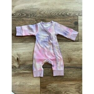 NWOT Preemie Unisex Cotton Bodysuit Waffle Ribbed Outfit Tie Dye